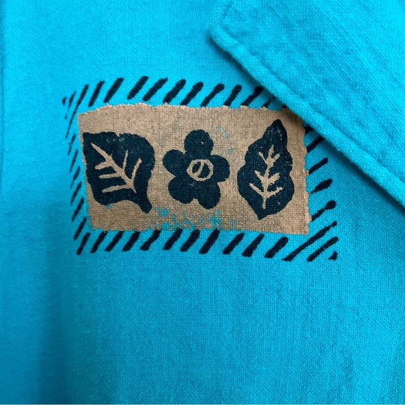 Vintage On The Rocks California Linen Blend Funky Oversized Jacket - Picture 5 of 8